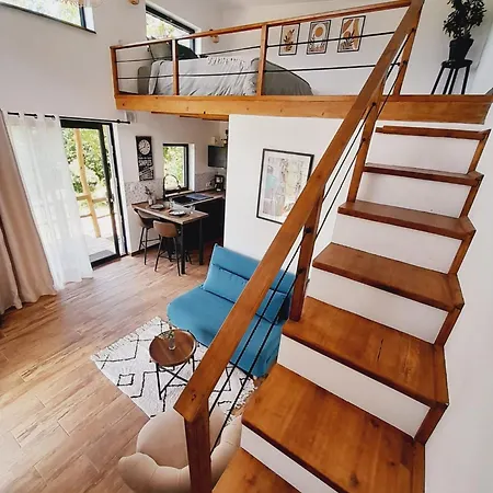 Cozy Tiny House Plus Spa - A Pereille D'En Haut Exterior photo